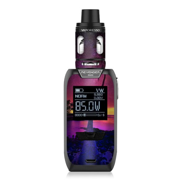 Palm Tree Stars And Sunset Purple Vaporesso Revenger Mini 85w Skin Online Hot Sale