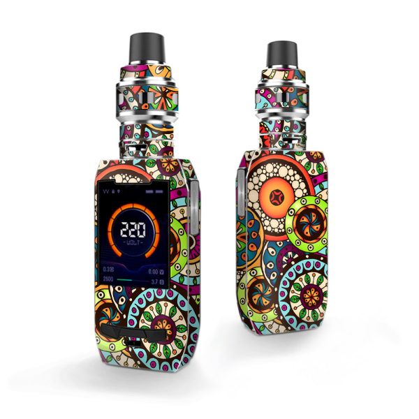 Ethnic Circles Pattern Vaporesso Polar 220w Skin on Sale