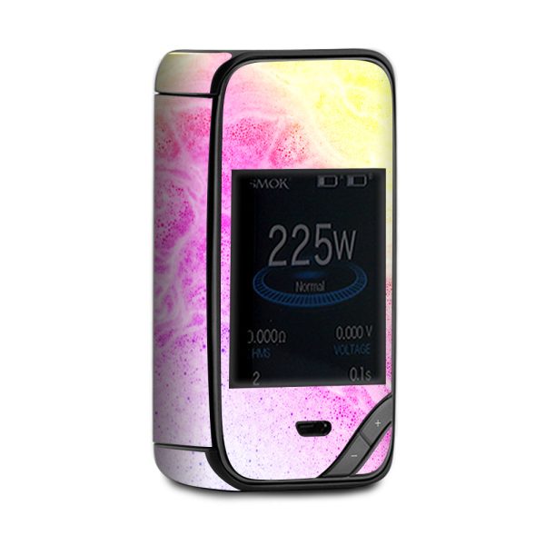 Pink Yellow Purple Cosmic Nebula Smok X-Priv Skin Online now