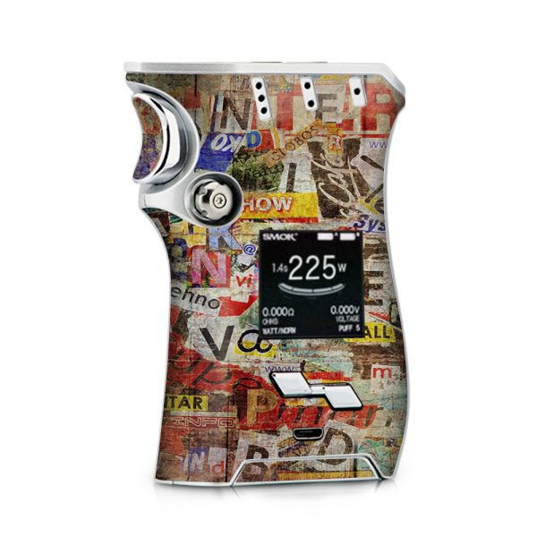Grunge Poster Distressed Smok Mag Skin on Sale