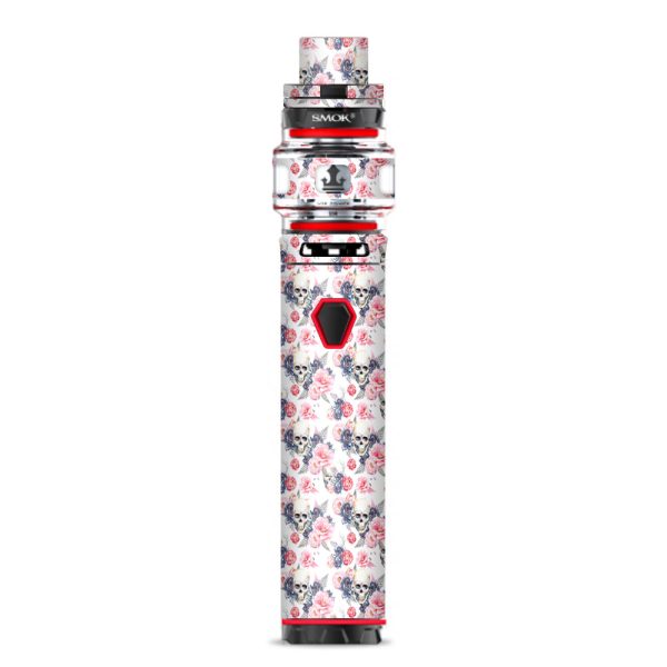Pink Blue Flowers Skulls Smok Stick Prince Skin Cheap