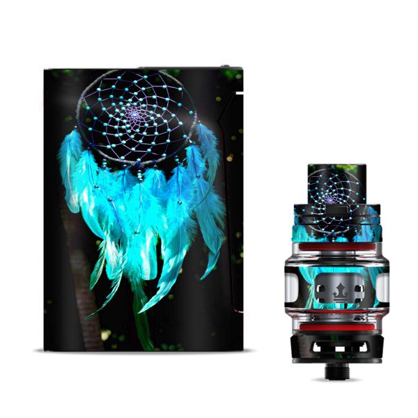 Dream Catcher Dreamcatcher Blue Feathers Smok V-fin Skin For Sale