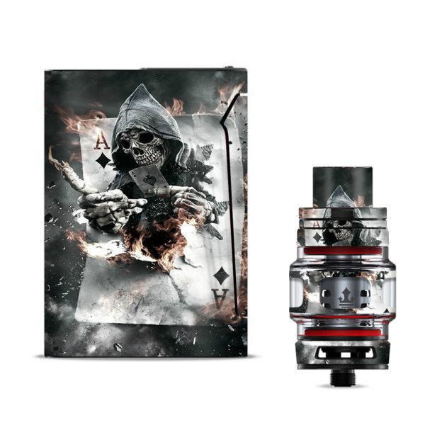 Ace Diamonds Grim Reeper Skull Smok V-fin Skin Fashion