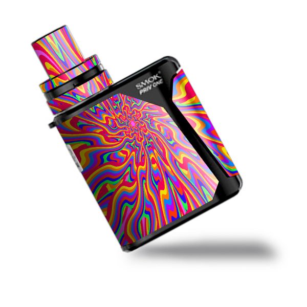 Optical Illusion Colorful Holographic Smok Priv One Skin on Sale