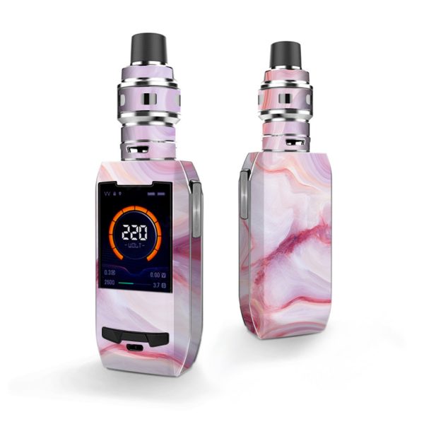 Pink Stone Marble Geode Vaporesso Polar 220w Skin For Cheap