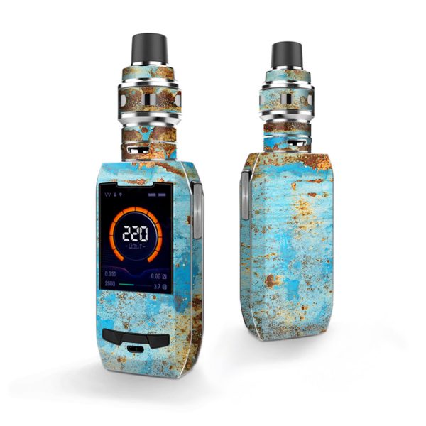Baby Blue Truck Rust Vaporesso Polar 220w Skin Cheap