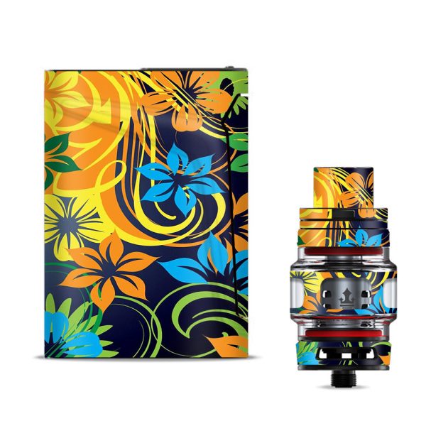 Tropical Flowers Smok V-fin Skin Hot on Sale