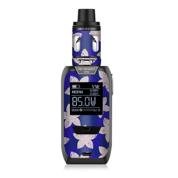 Flowered Blue Vaporesso Revenger Mini 85w Skin For Discount