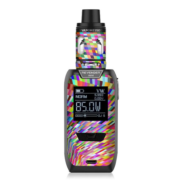 Color Checker Swirl Vaporesso Revenger Mini 85w Skin on Sale