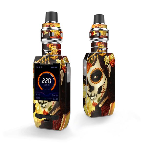 Skull Girl Dia De Los Muertos Paint Vaporesso Polar 220w Skin Online Hot Sale