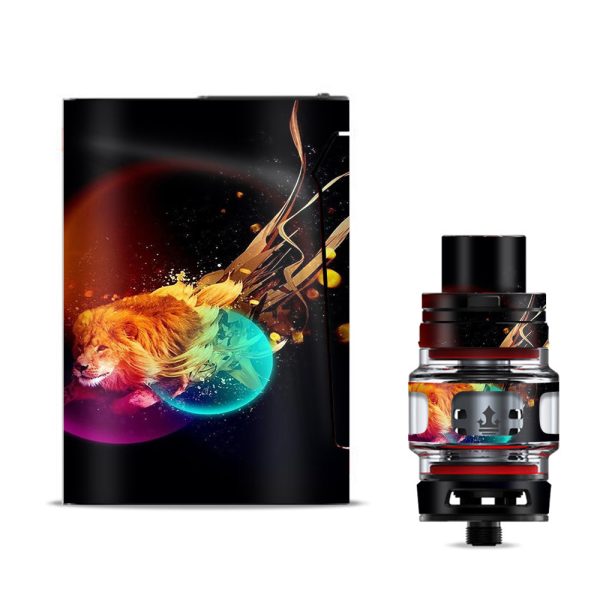 Colorful Lion Planets Smok V-fin Skin For Sale