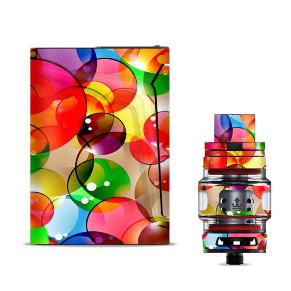 Colorful Bubbles Smok V-fin Skin Discount