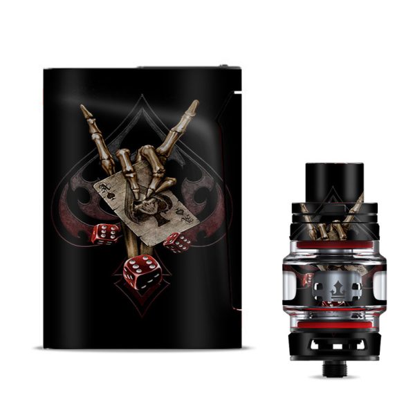 Ace Of Spades Skull Hand Smok V-fin Skin For Sale