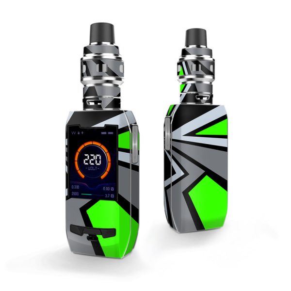 Triangle Pattern Green Grey Vaporesso Polar 220w Skin Sale