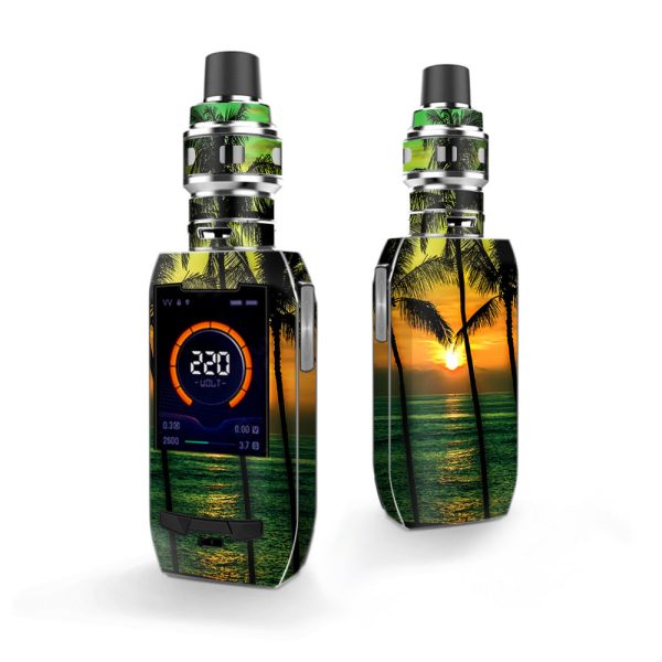 Sunset Palm Trees Ocean Vaporesso Polar 220w Skin For Sale