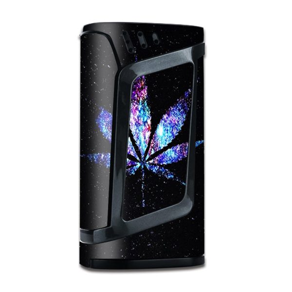 Pot Leaf Marijuana Cosmic Galaxy Outerspace Smok Alien Skin Cheap