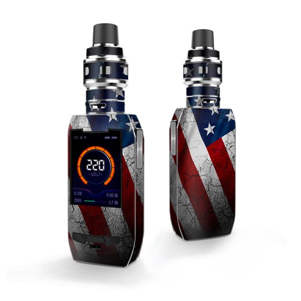 American Flag Distressed  Vaporesso Polar 220w Skin Fashion