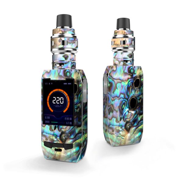 Abalone Swirl Shell Design Blue Vaporesso Polar 220w Skin Hot on Sale