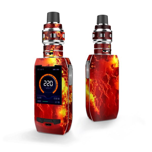 Fire Lava Liquid Flowing Vaporesso Polar 220w Skin For Discount