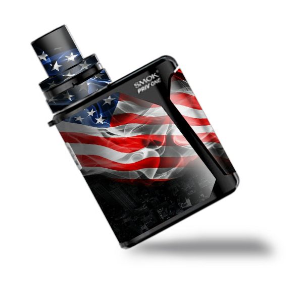 American Flag Waving Smok Priv One Skin Online