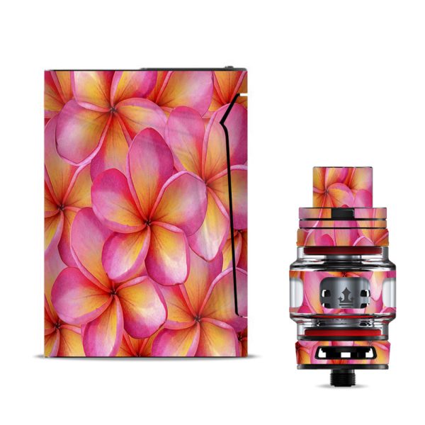 Plumerias Pink Flowers Smok V-fin Skin Cheap