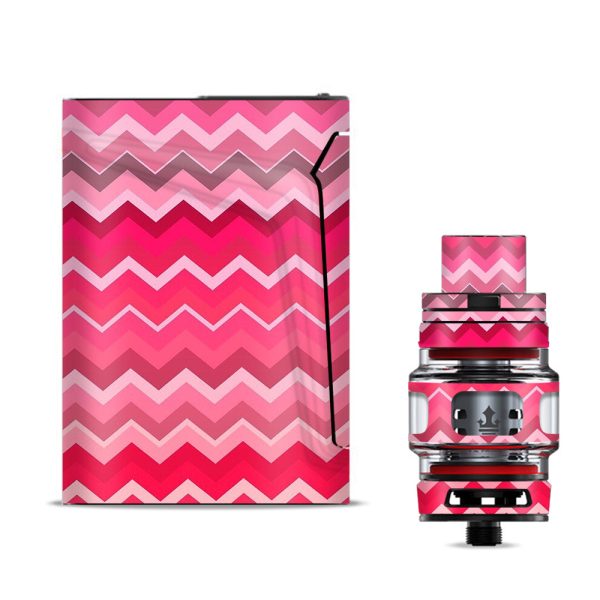 Red Pink Chevron Smok V-fin Skin Discount
