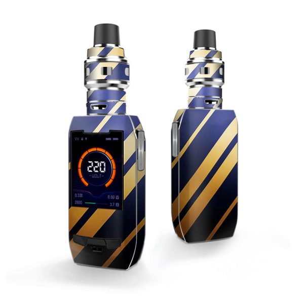 Blue Gold Stripes Vaporesso Polar 220w Skin For Sale