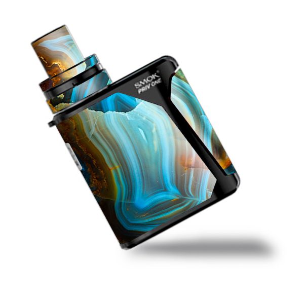 Beautiful Geode Precious Stone Blue Brown Smok Priv One Skin For Discount