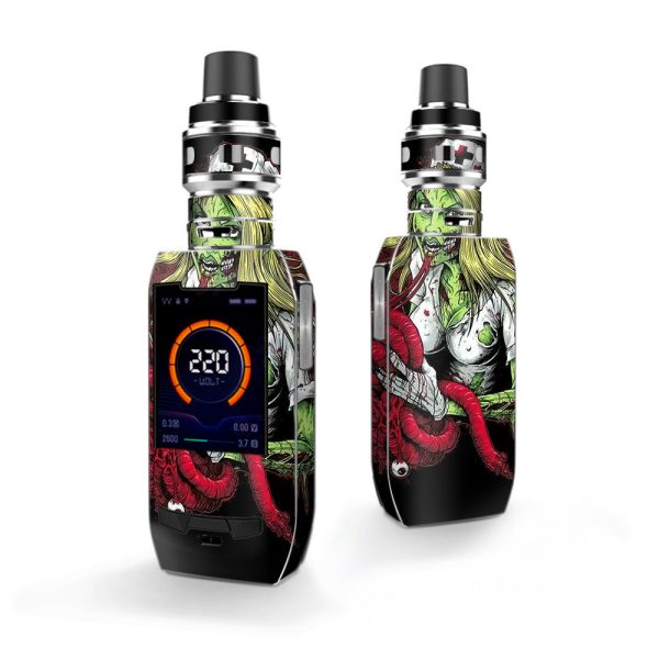 Zombie Nurse Eating Flesh  Vaporesso Polar 220w Skin Online Hot Sale