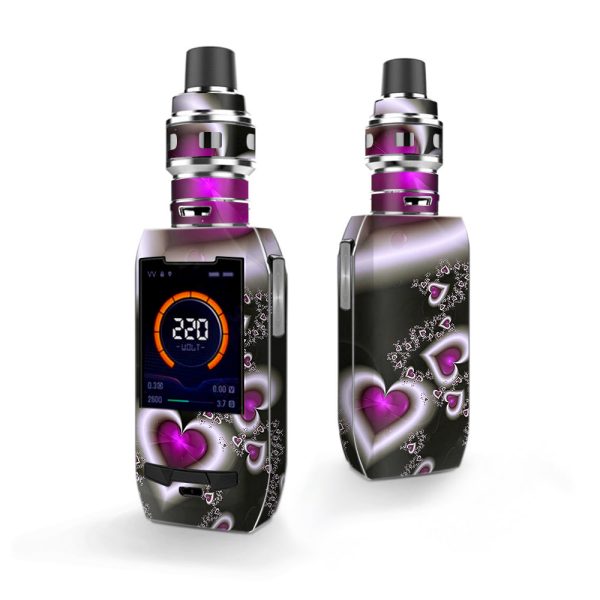 Glowing Hearts Pink White Vaporesso Polar 220w Skin Online