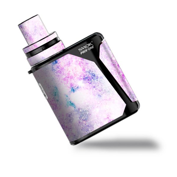 Pastel Crystals Pink Purple Pattern Smok Priv One Skin Supply