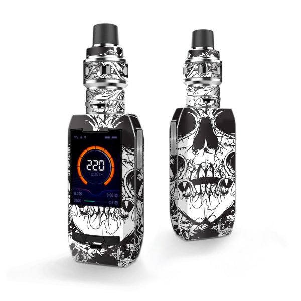 Crazy Lineart Skull Design Vaporesso Polar 220w Skin Discount