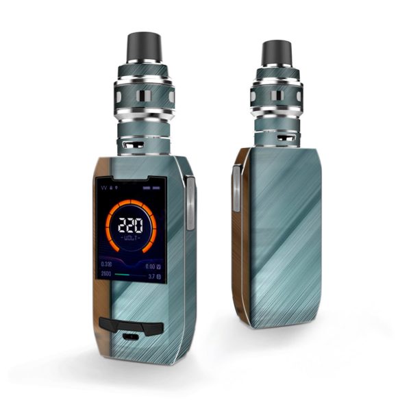 Blue Brown Rivets Metal Panel Vaporesso Polar 220w Skin Online Hot Sale