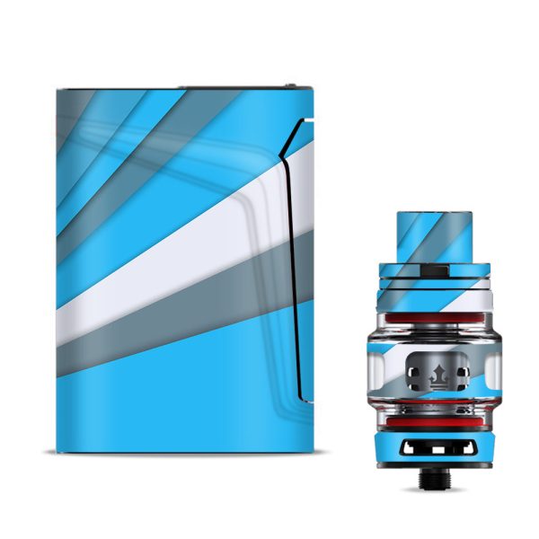 Blue Abstract Pattern Smok V-fin Skin Supply