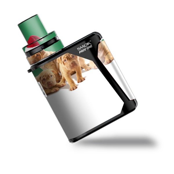 Shar-Pei Puppies In Santa Hats Smok Priv One Skin Online