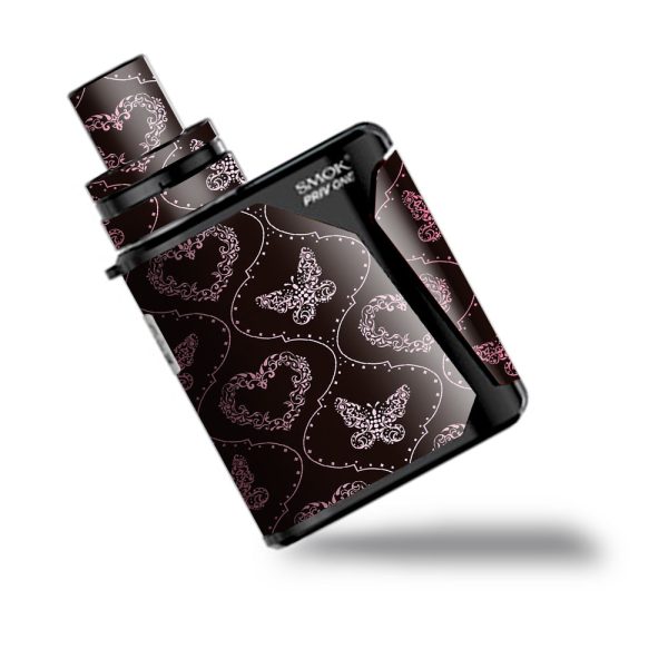 Butterfly Heart Pattern Smok Priv One Skin For Discount
