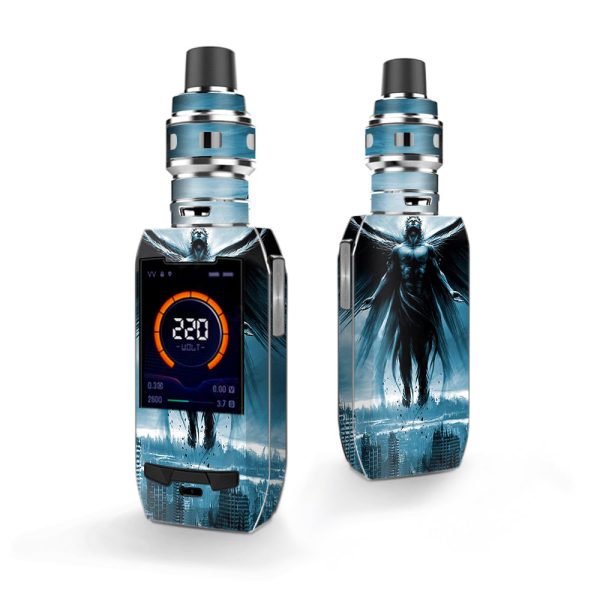 Dark Angel Wings Over City Vaporesso Polar 220w Skin For Discount