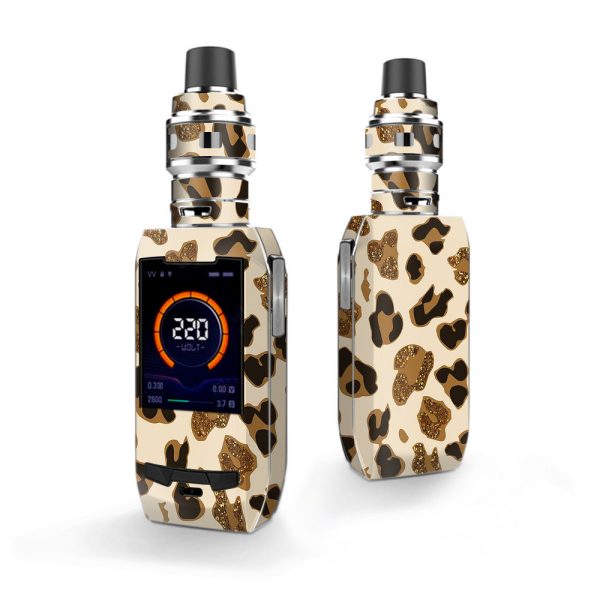 Leopard Print Glitter Print (Not Real Glitter) Vaporesso Polar 220w Skin Online