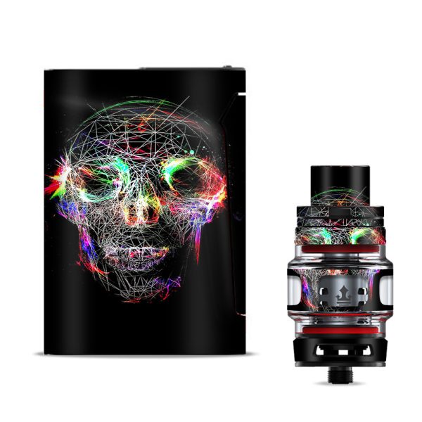 Skull Wild Line Electric Smok V-fin Skin For Sale