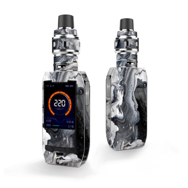 Marble White Grey Swirl Beautiful Vaporesso Polar 220w Skin Sale