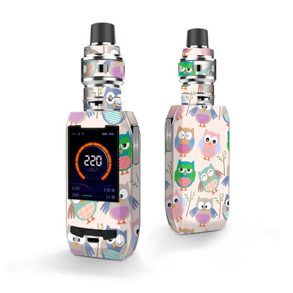 Cute Owls Pattern Cartoon Vaporesso Polar 220w Skin For Sale