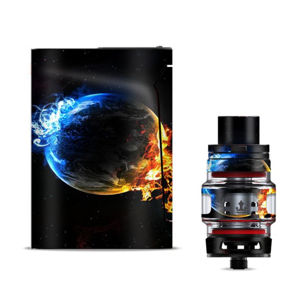 Fire Water Earth Scene Smok V-fin Skin For Sale