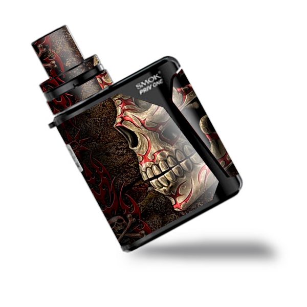 Wicked Evil Tribal Skull Tattoo Smok Priv One Skin Online Hot Sale