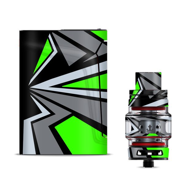 Triangle Pattern Green Grey Smok V-fin Skin Online