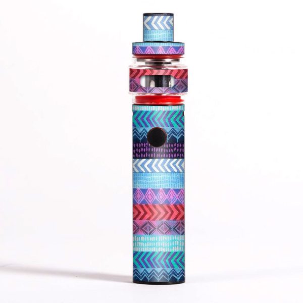 Aztec Blue Tribal Chevron Smok Pen 22 Light Edition Skin Hot on Sale