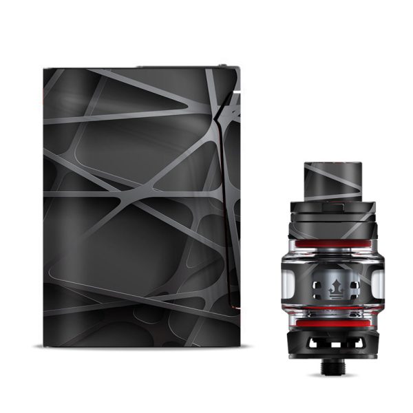 Black Metal Web Panels Smok V-fin Skin Online