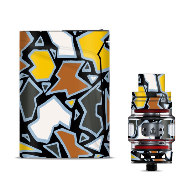 Pop Art Stained Glass Smok V-fin Skin For Cheap