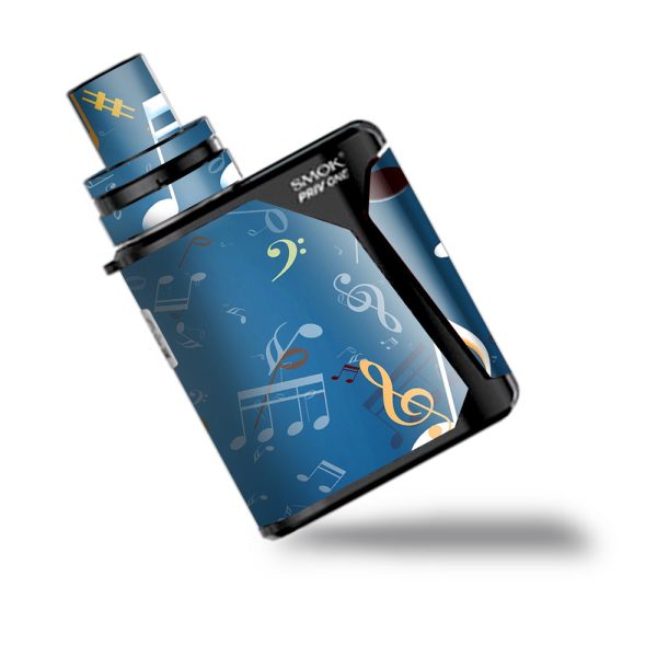 Flying Music Notes Smok Priv One Skin For Cheap
