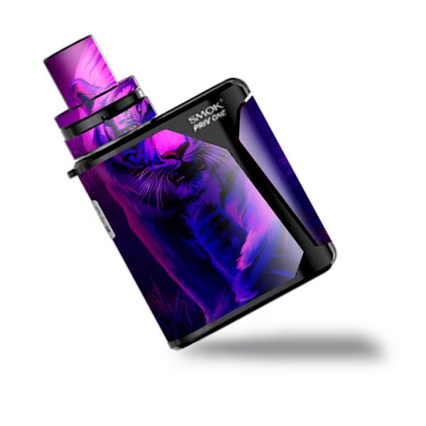 Tiger Prowl Pink Purple Neon Jungle Smok Priv One Skin Hot on Sale