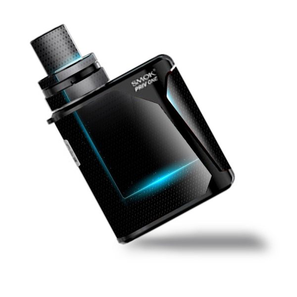 Glowing Blue Tech Smok Priv One Skin For Discount